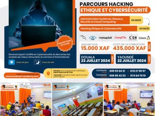 Formation professionnelle en Hacking éthique et cybersécurité