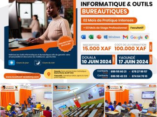 Formation professionnelle en Informatique et outils bureautique