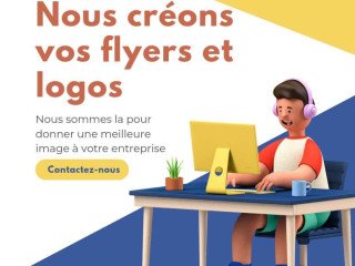 Conceptions des logos, Flyers et autres