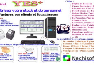 YES+ LOGICIEL DE COMPTABILITÉ ET DE GESTION MANAGÉRIALE DE TOUT TYPE DE STOCK ET DU PERSONNEL DANS LES ENTREPRISES OU STRUCTURES AMBITIEUSES