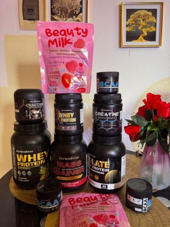 proteine-whey-masse-gainer-bcaa-beauty-milk-creatine-isolate-100-original-livraison-douala-et-yaounde-big-2