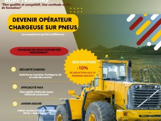 Devenez Conducteur de Chargeuse sur Pneus