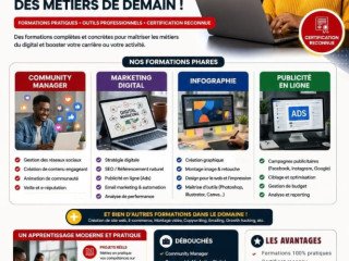 Formation sur les métiers du digital