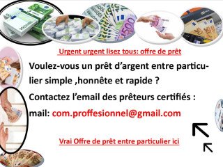 Vos Offres de Prêt entre particulier en suisse France Belgique . (