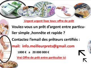 OFFRE DE PRÊT ENTRE PARTICULIER sérieux en France SUISSE BELGIQUE -✅