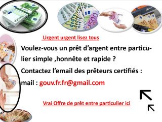 Offre de Prêt Entre Particulier Sérieux en 72H