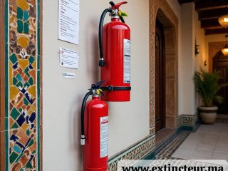 Maroc sécurité incendie Tanger extincteurs équipements et formation
