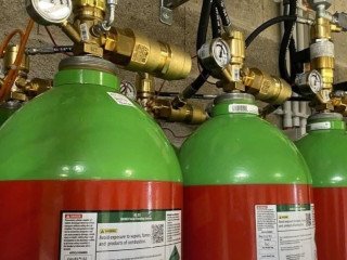 Tanger extinction automatique à gaz Novec CO2 FM200 et argogene