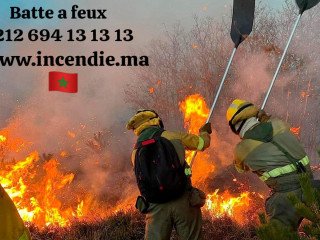 Salé batte à feu et seau dorsal Salé feux de foret